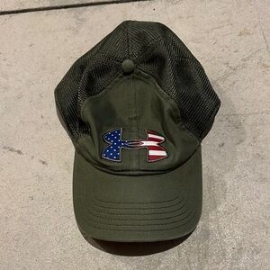 Under Armour Dark Green Cap with Mesh Back